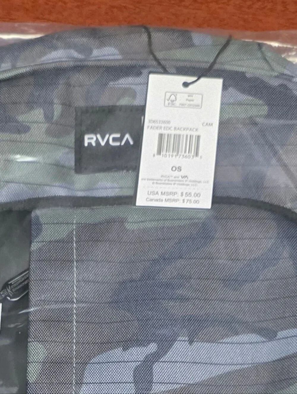 RVCA Fader EDC Camo Backpack (Rare)
